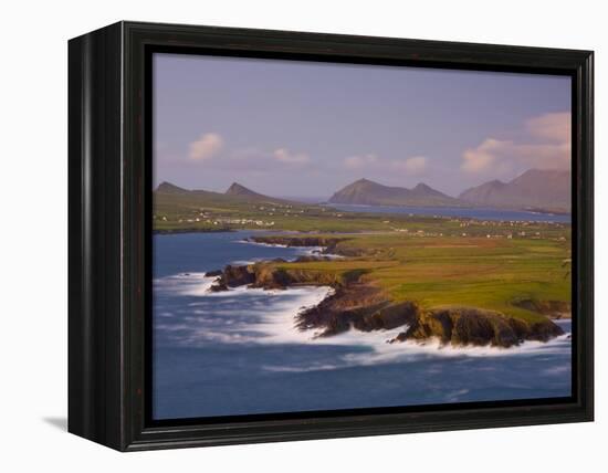 Ballyferriter Bay from Clougher Head, Dingle Peninsula, County Kerry, Munster, Ireland-Doug Pearson-Framed Premier Image Canvas