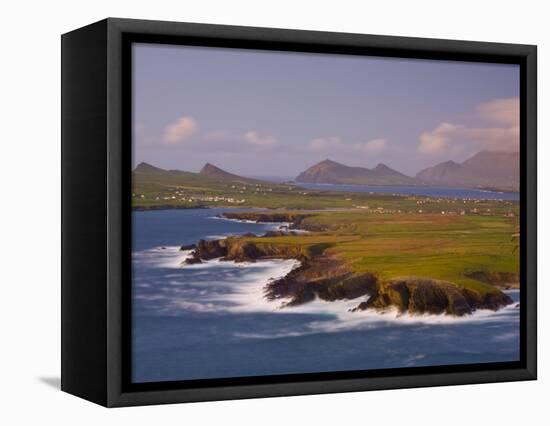 Ballyferriter Bay from Clougher Head, Dingle Peninsula, County Kerry, Munster, Ireland-Doug Pearson-Framed Premier Image Canvas