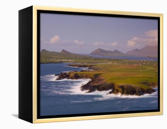 Ballyferriter Bay from Clougher Head, Dingle Peninsula, County Kerry, Munster, Ireland-Doug Pearson-Framed Premier Image Canvas