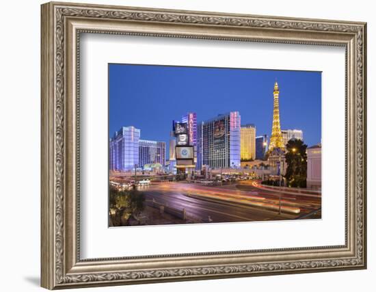 Ballys Hotel, Paris Las Vegas Hotel, Strip, South Las Vegas Boulevard, Las Vegas, Nevada, Usa-Rainer Mirau-Framed Photographic Print