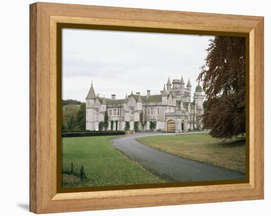 Balmoral Castle, Aberdeenshire, Highland Region, Scotland, United Kingdom-R H Productions-Framed Premier Image Canvas