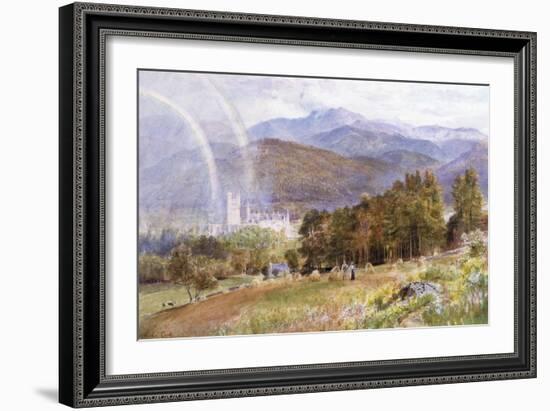 Balmoral Castle and Lochnagar-Ebenezer Wake Cook-Framed Giclee Print