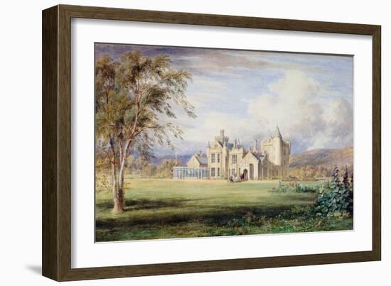 Balmoral Castle, C.1840-James William Giles-Framed Giclee Print