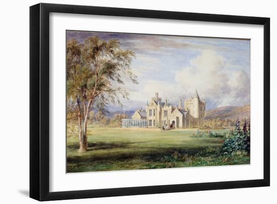 Balmoral Castle, C.1840-James William Giles-Framed Giclee Print