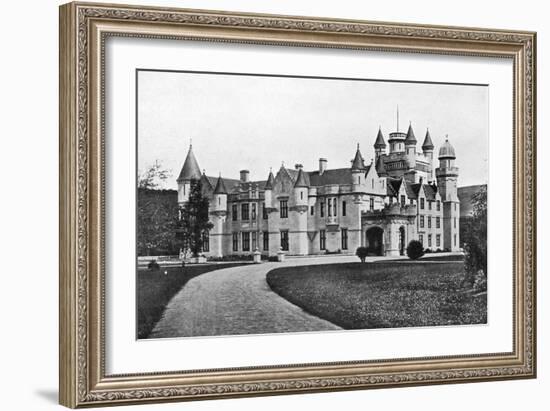 Balmoral Castle, Scotland, C1920-Valentine & Sons-Framed Giclee Print