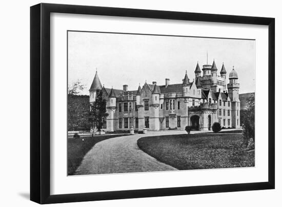 Balmoral Castle, Scotland, C1920-Valentine & Sons-Framed Giclee Print