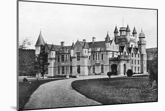 Balmoral Castle, Scotland, C1920-Valentine & Sons-Mounted Giclee Print