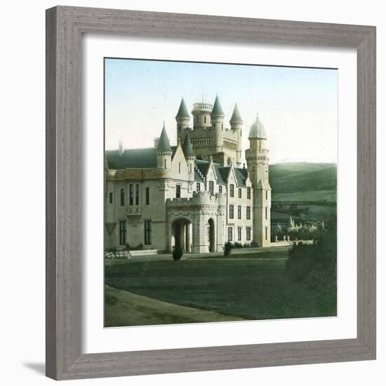 Balmoral (Scotland), View of the Castle, Southern Side-Leon, Levy et Fils-Framed Photographic Print