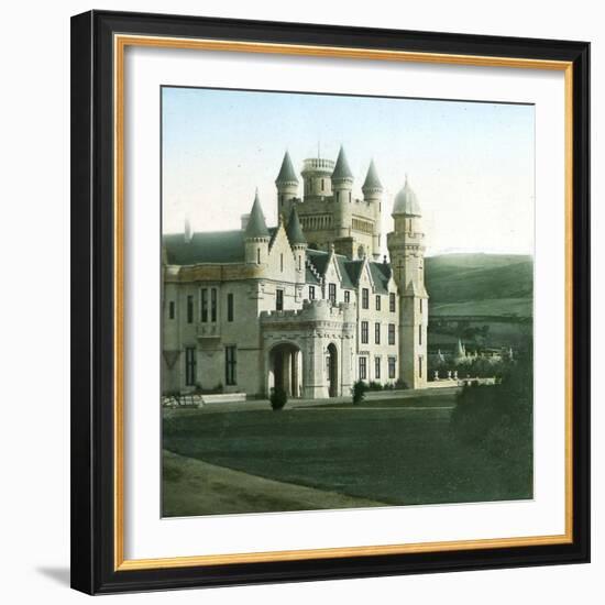 Balmoral (Scotland), View of the Castle, Southern Side-Leon, Levy et Fils-Framed Photographic Print