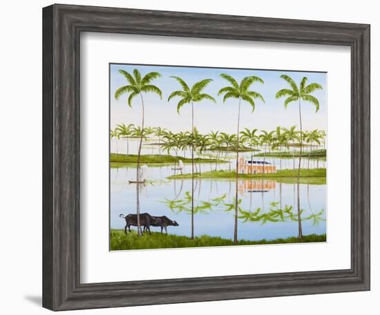 Balmy Backwaters, 2014-Rebecca Campbell-Framed Giclee Print