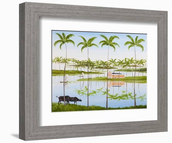 Balmy Backwaters, 2014-Rebecca Campbell-Framed Giclee Print