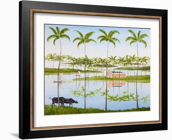 Balmy Backwaters, 2014-Rebecca Campbell-Framed Giclee Print