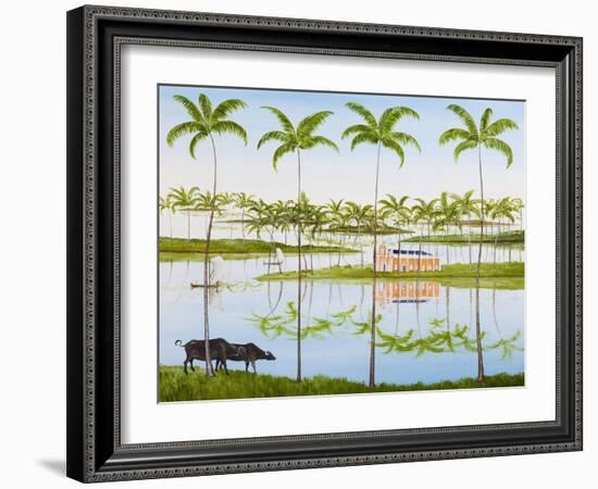 Balmy Backwaters, 2014-Rebecca Campbell-Framed Giclee Print