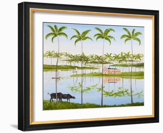 Balmy Backwaters, 2014-Rebecca Campbell-Framed Giclee Print