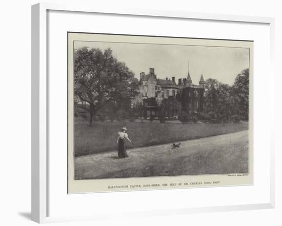 Balnagowan Castle, Ross-Shire, the Seat of Sir Charles Ross, Baronet-null-Framed Giclee Print