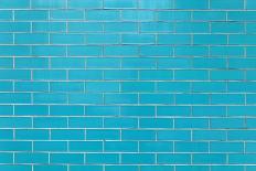 Blue Tiles Wall-Baloncici-Art Print
