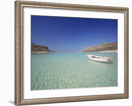 Balos Bay and Gramvousa, Chania, Crete, Greek Islands, Greece, Europe-Sakis Papadopoulos-Framed Photographic Print