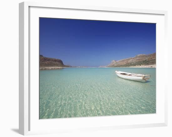 Balos Bay and Gramvousa, Chania, Crete, Greek Islands, Greece, Europe-Sakis Papadopoulos-Framed Photographic Print