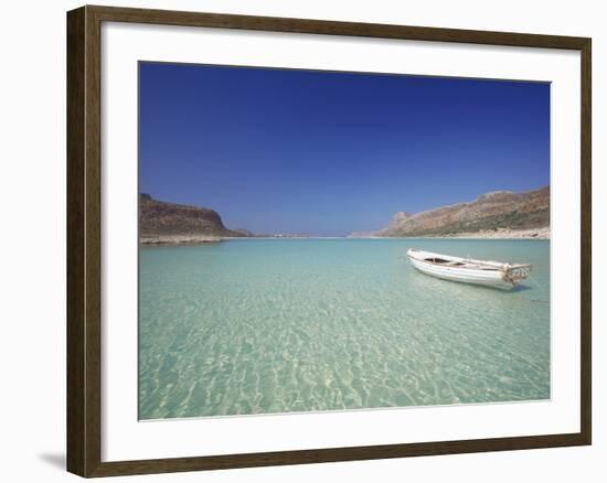 Balos Bay and Gramvousa, Chania, Crete, Greek Islands, Greece, Europe-Sakis Papadopoulos-Framed Photographic Print