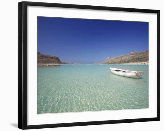 Balos Bay and Gramvousa, Chania, Crete, Greek Islands, Greece, Europe-Sakis Papadopoulos-Framed Photographic Print