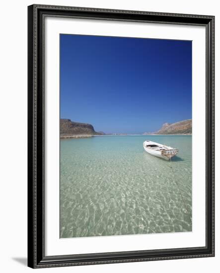 Balos Bay and Gramvousa, Chania, Crete, Greek Islands, Greece, Europe-Sakis Papadopoulos-Framed Photographic Print