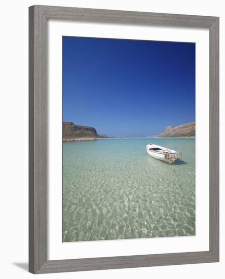 Balos Bay and Gramvousa, Chania, Crete, Greek Islands, Greece, Europe-Sakis Papadopoulos-Framed Photographic Print