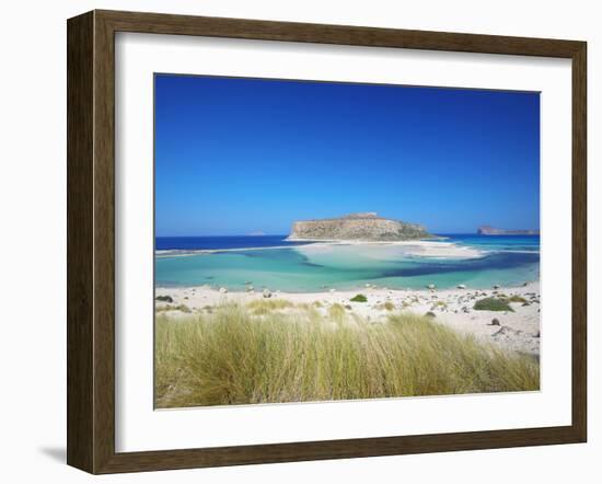 Balos Bay and Gramvousa, Chania, Crete, Greek Islands, Greece, Europe-Sakis Papadopoulos-Framed Photographic Print