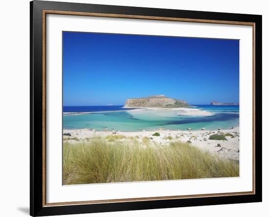 Balos Bay and Gramvousa, Chania, Crete, Greek Islands, Greece, Europe-Sakis Papadopoulos-Framed Photographic Print