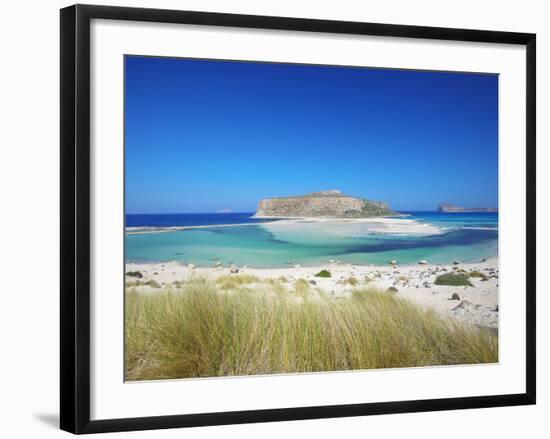 Balos Bay and Gramvousa, Chania, Crete, Greek Islands, Greece, Europe-Sakis Papadopoulos-Framed Photographic Print