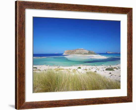 Balos Bay and Gramvousa, Chania, Crete, Greek Islands, Greece, Europe-Sakis Papadopoulos-Framed Photographic Print