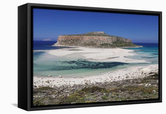 Balos Bay, Gramvousa Peninsula, Crete, Greek Islands, Greece, Europe-Markus Lange-Framed Premier Image Canvas