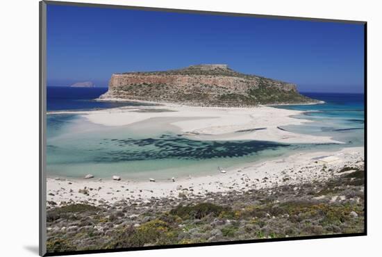 Balos Bay, Gramvousa Peninsula, Crete, Greek Islands, Greece, Europe-Markus Lange-Mounted Photographic Print