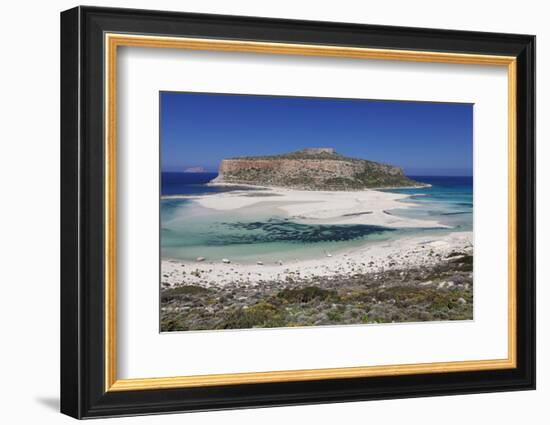 Balos Bay, Gramvousa Peninsula, Crete, Greek Islands, Greece, Europe-Markus Lange-Framed Photographic Print