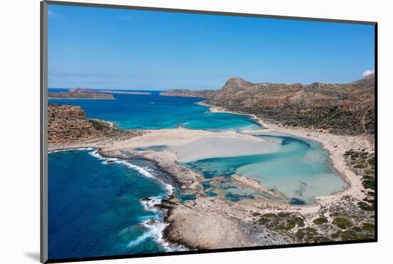 Balos Beach and Bay, Peninsula of Gramvousa, Chania, Crete, Greek Islands, Greece, Europe-Markus Lange-Mounted Photographic Print