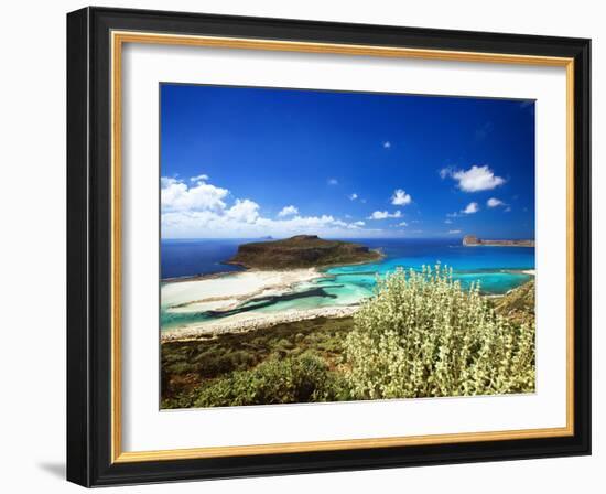 Balos Beach, Gramvousa, Crete, Greek Islands, Greece, Europe-Sakis Papadopoulos-Framed Photographic Print