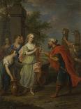 La Commedia Dell'arte (Oil on Panel)-Balthasar Beschey-Framed Premier Image Canvas