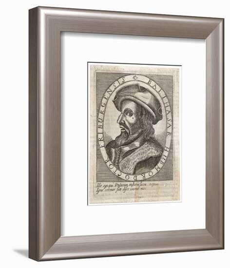 Balthasar Hubmaier German Theologian from Friburg-null-Framed Art Print