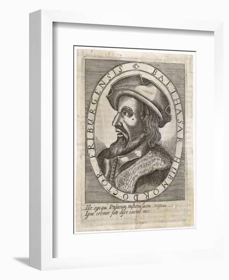 Balthasar Hubmaier German Theologian from Friburg-null-Framed Art Print