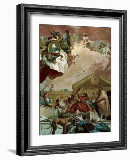 Balthasar Neumann and Giovanni Battista Tiepolo and His Son-Giovanni Battista Tiepolo-Framed Giclee Print