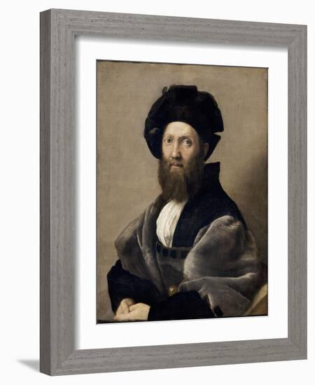 Balthazar Castiglione-Raffaello Sanzio-Framed Giclee Print