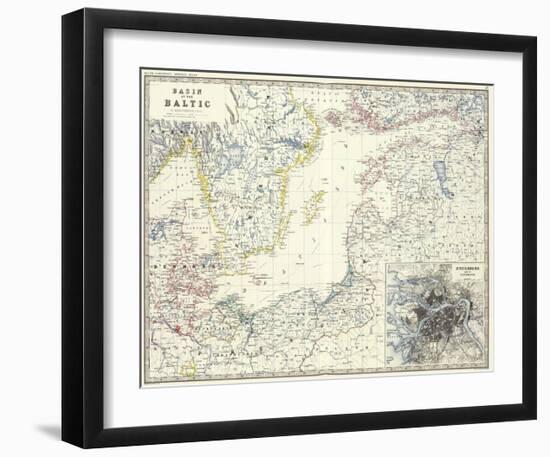 Baltic, c.1861-Alexander Keith Johnston-Framed Art Print