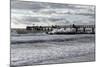 Baltic Sea Spa Wustrow, Pier in a Storm-Catharina Lux-Mounted Photographic Print