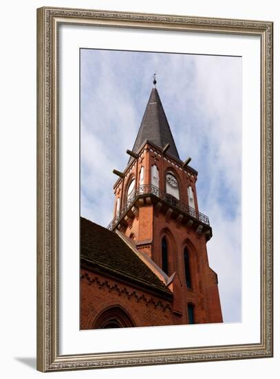 Baltic Sea Spa Wustrow, Village Church-Catharina Lux-Framed Photographic Print