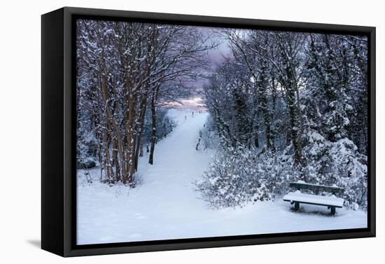 Baltic Sea, Winter-Catharina Lux-Framed Premier Image Canvas