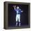 Baltimore Colts Football Player Johnny Unitas in Uniform While Holding Ball in Passing Stance-Yale Joel-Framed Premier Image Canvas