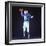 Baltimore Colts Football Player Johnny Unitas in Uniform While Holding Ball in Passing Stance-Yale Joel-Framed Premium Photographic Print