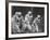 Baltimore Colts Playing Against the New York Giants-null-Framed Premium Photographic Print