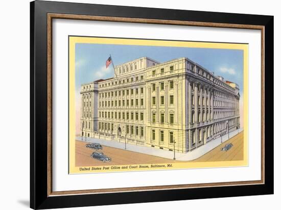 Baltimore Courthouse-null-Framed Art Print