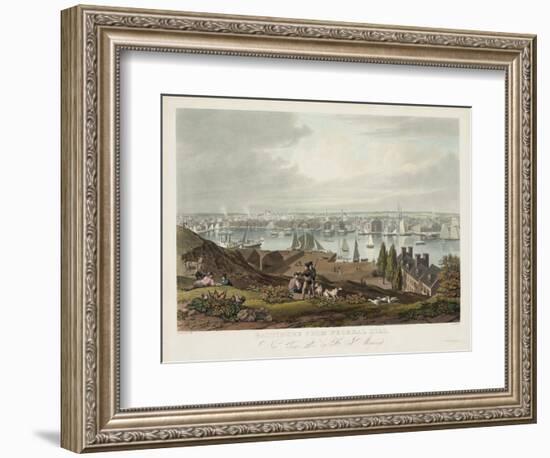 Baltimore from Federal Hill-null-Framed Giclee Print