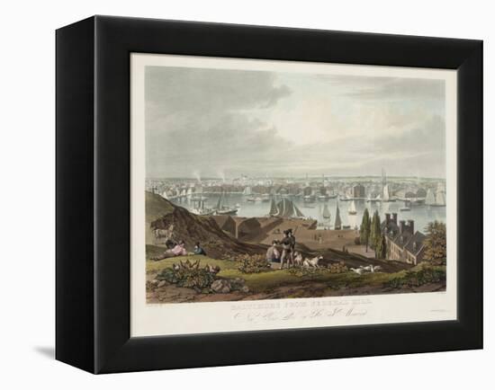 Baltimore from Federal Hill-null-Framed Premier Image Canvas
